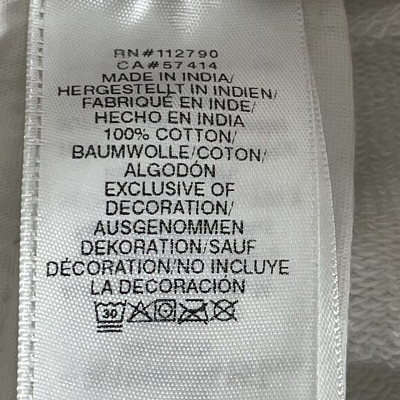 True Religion Spell Out Joggers Pants Women's XS Logo Pockets Tapered White - Picture 6 of 8